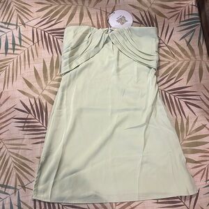 Homecoming Dress! Light green, NWT strapless mini dress